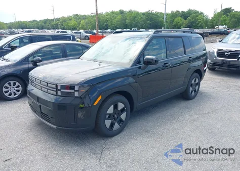 2025 Hyundai Santa Fe Hybrid Sel z USA, uszkodzony, nr VIN 5NMP2DG17SH052632